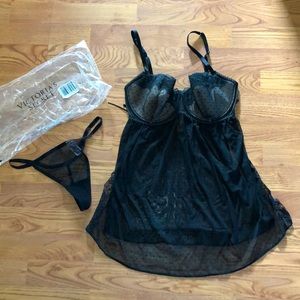 Victoria’s Secret Lace Babydoll. 34D, New
